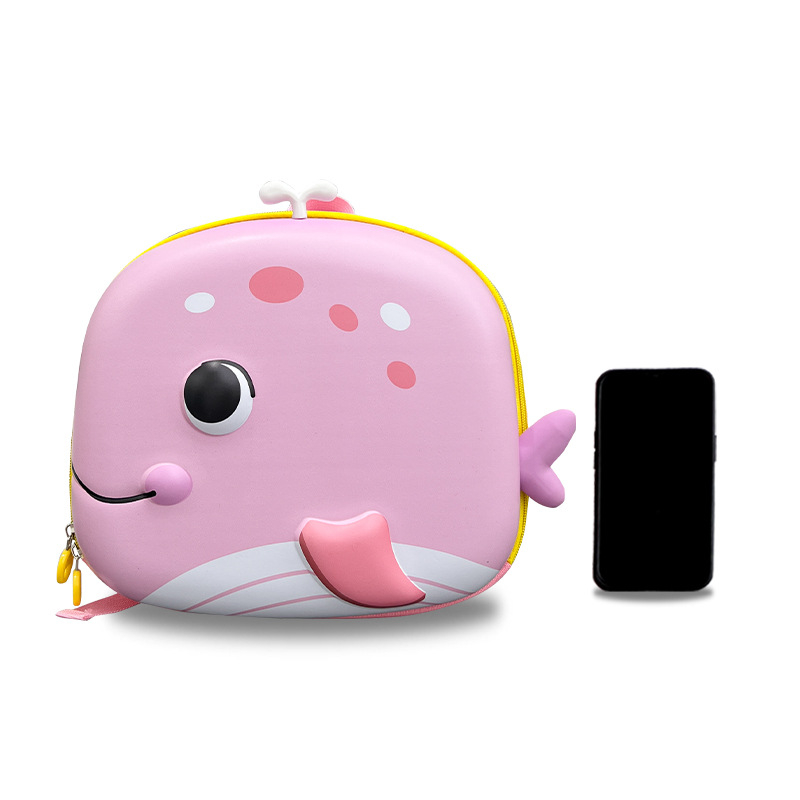 Unisex lapse seljakott EVA materjalist, koormuse leevendamine, loomamuster, polüestri vooder, õhu padja rihm, lasteaiale, talv 2023 väljaanne