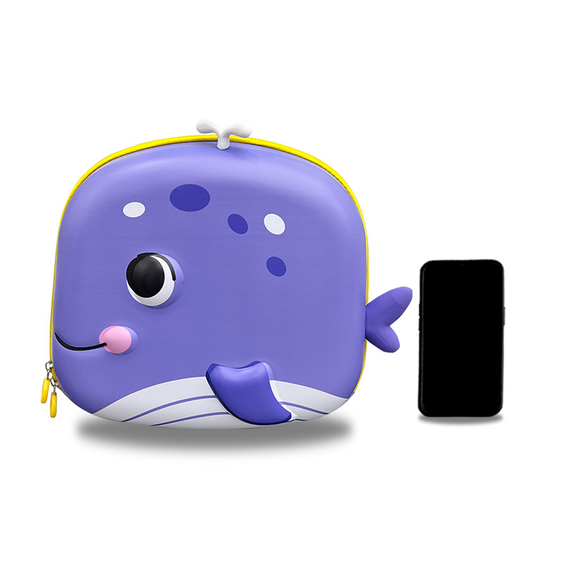 Unisex lapse seljakott EVA materjalist, koormuse leevendamine, loomamuster, polüestri vooder, õhu padja rihm, lasteaiale, talv 2023 väljaanne