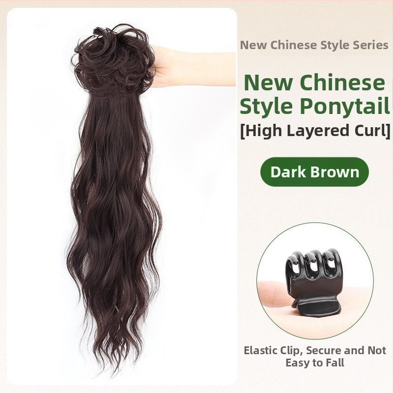 Parukas ar zemu astiņu – karstumizturīgs vads, ei sobi karstajam krāsošanai, sobib iga naha toonile ja näokuju, model: Wig ponytail