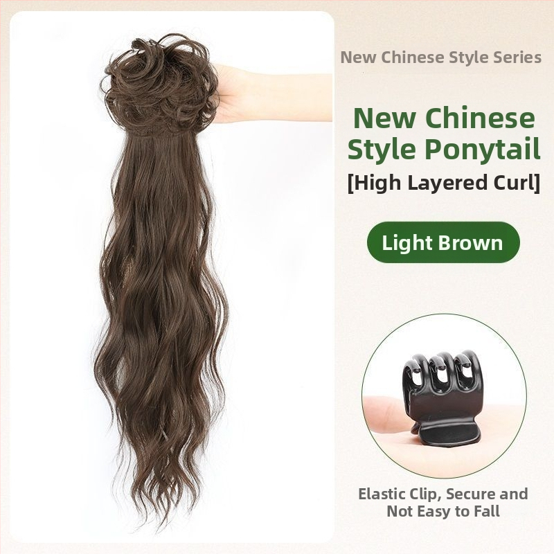 Parukas ar zemu astiņu – karstumizturīgs vads, ei sobi karstajam krāsošanai, sobib iga naha toonile ja näokuju, model: Wig ponytail