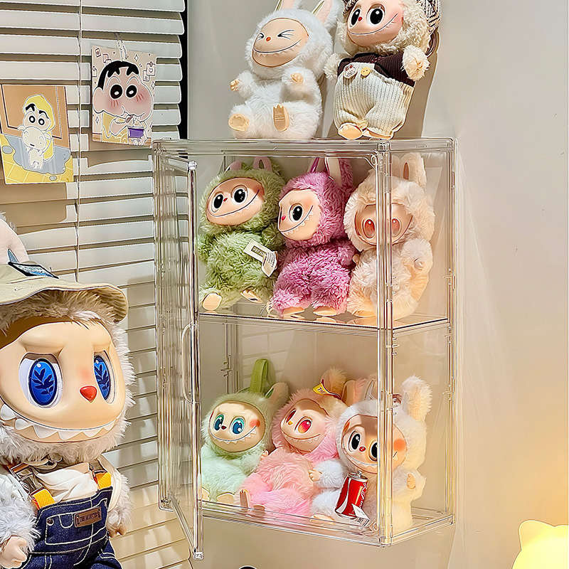 Cutie de afișare din acril transparentă – suport de expunere pentru figuri blind-box
