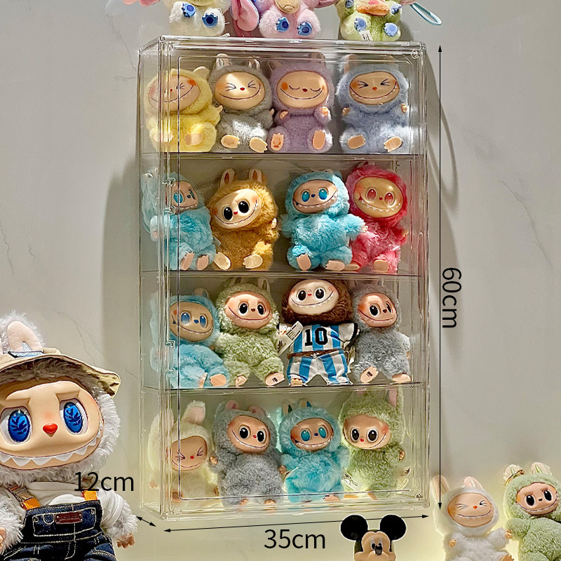 Cutie de afișare din acril transparentă – suport de expunere pentru figuri blind-box