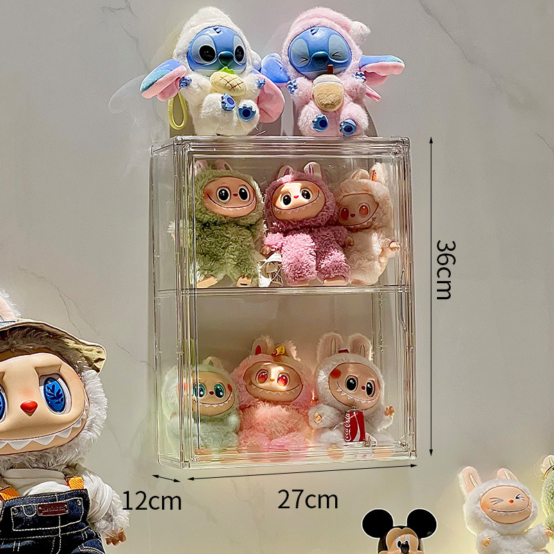 Cutie de afișare din acril transparentă – suport de expunere pentru figuri blind-box