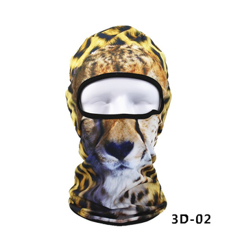 Ruidong lauko dviračių kaukė – 3D Facekini, saulės apsauga, poliesteris, unisex, pritaikoma apdorojimas