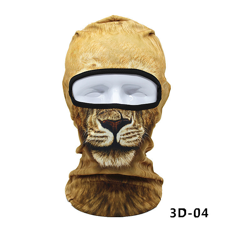 Ruidong lauko dviračių kaukė – 3D Facekini, saulės apsauga, poliesteris, unisex, pritaikoma apdorojimas