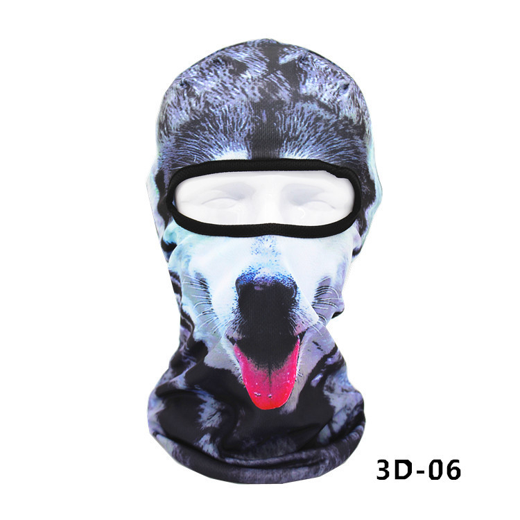 Ruidong lauko dviračių kaukė – 3D Facekini, saulės apsauga, poliesteris, unisex, pritaikoma apdorojimas