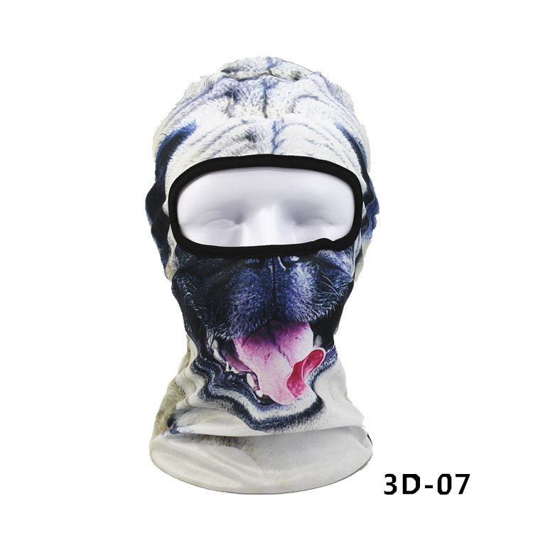 Ruidong lauko dviračių kaukė – 3D Facekini, saulės apsauga, poliesteris, unisex, pritaikoma apdorojimas