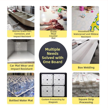 PP ir PE plokštės, atsparios dilimui, maisto kokybei, tinkamos akvakultūrai, cheminėms atsparoms, aplinkos apsaugai ir maisto perdirbimui