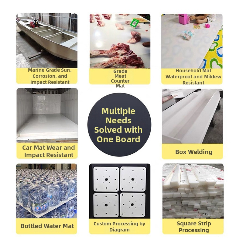 PP un PE paneļi, nodilumizturīgi, ar pārtikas drošības kvalitāti, piemēroti akvakultūrai, ķīmiskai izturībai, vides aizsardzībai un pārtikas pārstrādei