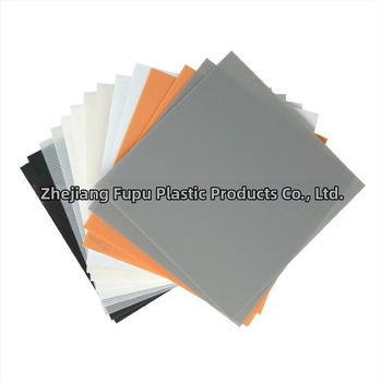 PP tušia gofruota plokštelė su galine plokštele, polipropileno medžiaga, pakavimui