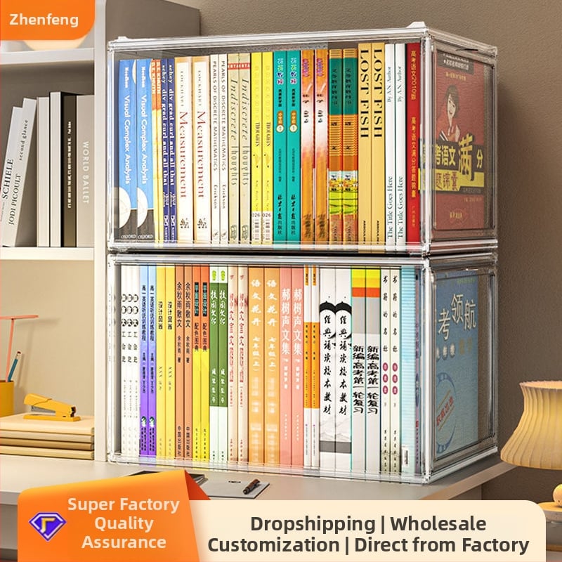 HY-868 PET-plastikust laua hoiukarp, 24L tolmukindel