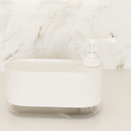 Virtuvės muilo dozatorius su rankiniu paspaudimu, PET medžiaga, 245 g