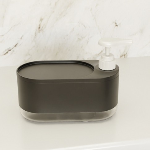 Virtuvės muilo dozatorius su rankiniu paspaudimu, PET medžiaga, 245 g