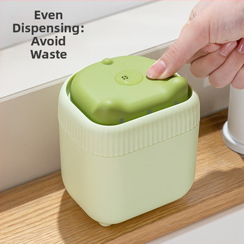 Virtuvės muilo dozatorius Heart-made, rankinis paspaudimas, ABS, lengvas prabangos stilius, injekcinis liejimas