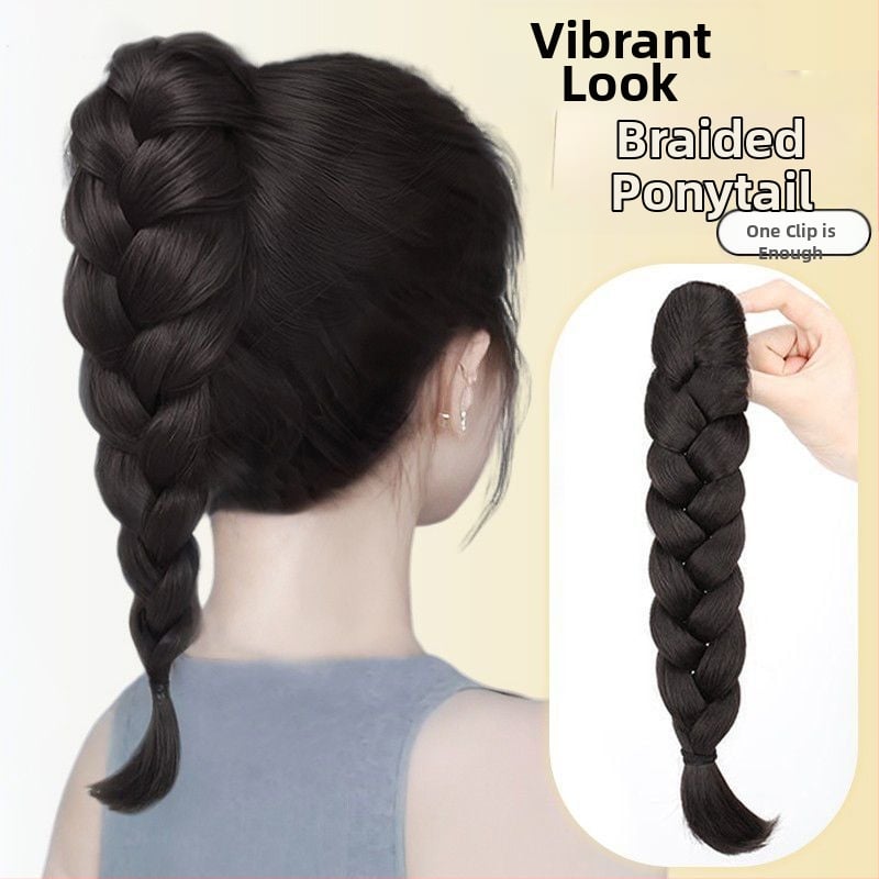 Ponytail parukas klipiga — kimbu mehhanism, kõrgel temperatuuril vastupidavad kiud, loomulik välimus, ei sobi kuumale värvimisele, bränd Wenze Xiu