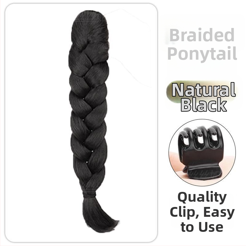 Ponytail parukas klipiga — kimbu mehhanism, kõrgel temperatuuril vastupidavad kiud, loomulik välimus, ei sobi kuumale värvimisele, bränd Wenze Xiu