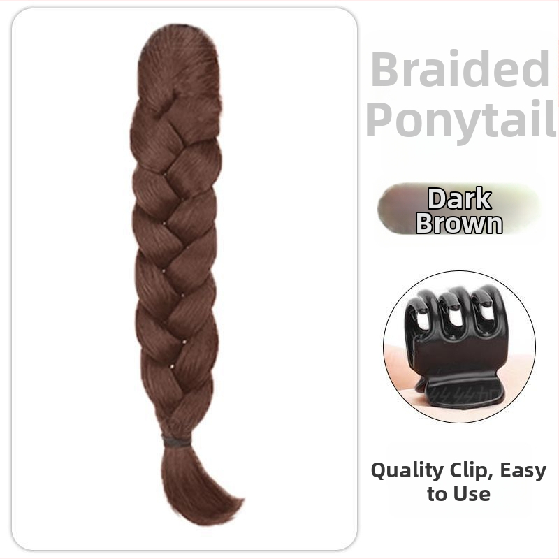 Ponytail parukas klipiga — kimbu mehhanism, kõrgel temperatuuril vastupidavad kiud, loomulik välimus, ei sobi kuumale värvimisele, bränd Wenze Xiu