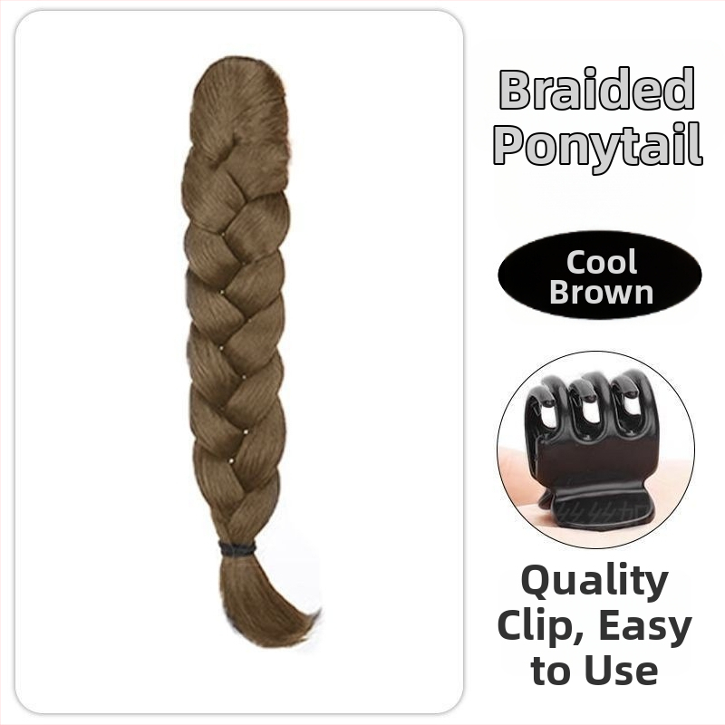 Ponytail parukas klipiga — kimbu mehhanism, kõrgel temperatuuril vastupidavad kiud, loomulik välimus, ei sobi kuumale värvimisele, bränd Wenze Xiu