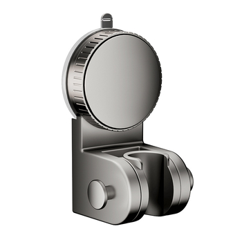 Душова стойка с вакуумна чашка — монтаж без пробиване, регулируема основа за душ глава, пластмаса, модел 137