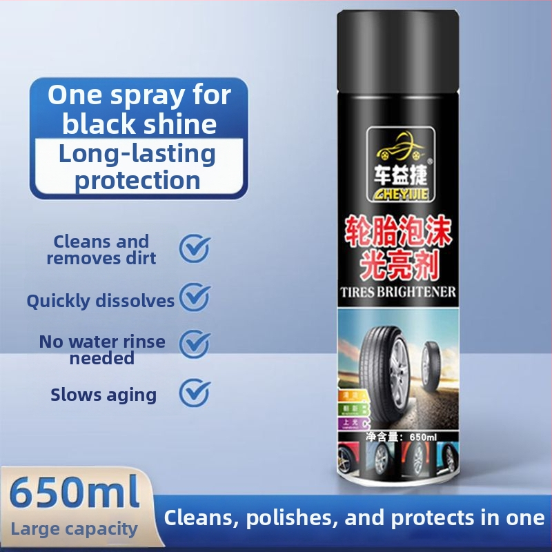 Powerful Factory Sada údržby pneumat a kolies: čistiaca pena, lesk a údržba (kompletná sada)