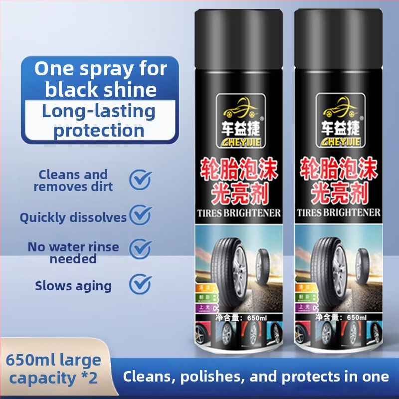 Powerful Factory Sada údržby pneumat a kolies: čistiaca pena, lesk a údržba (kompletná sada)