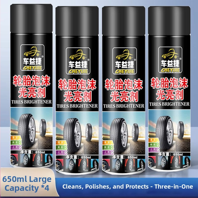 Powerful Factory Sada údržby pneumat a kolies: čistiaca pena, lesk a údržba (kompletná sada)