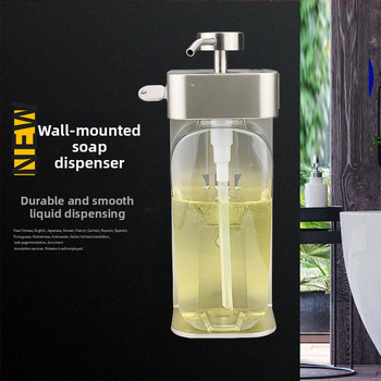 Sieninis muilo dozatorius – nerūdijančio plieno ir plastiko konstrukcija, galvų variantai: viengubas/dvigubas/trigubas, rankinis spaudimas, injekcinis formavimas, lengvas prabangos stilius