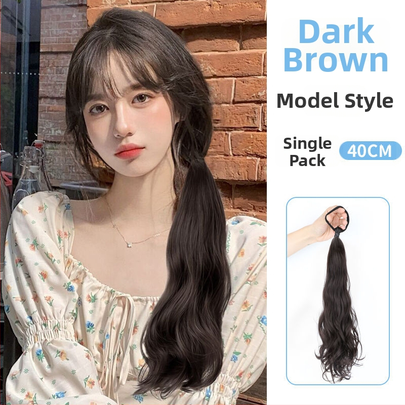 Parukas kahekordse hobusesabaga, sobib kõrge hobusesaba loomisel, kuumuskindlad kiududest, Guifu Ya kaubamärk, mudel 000123