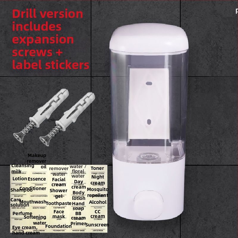 Seinapealne seebidoosija, polüpropüleenist, CE-sertifikaat, andurifunktsioon