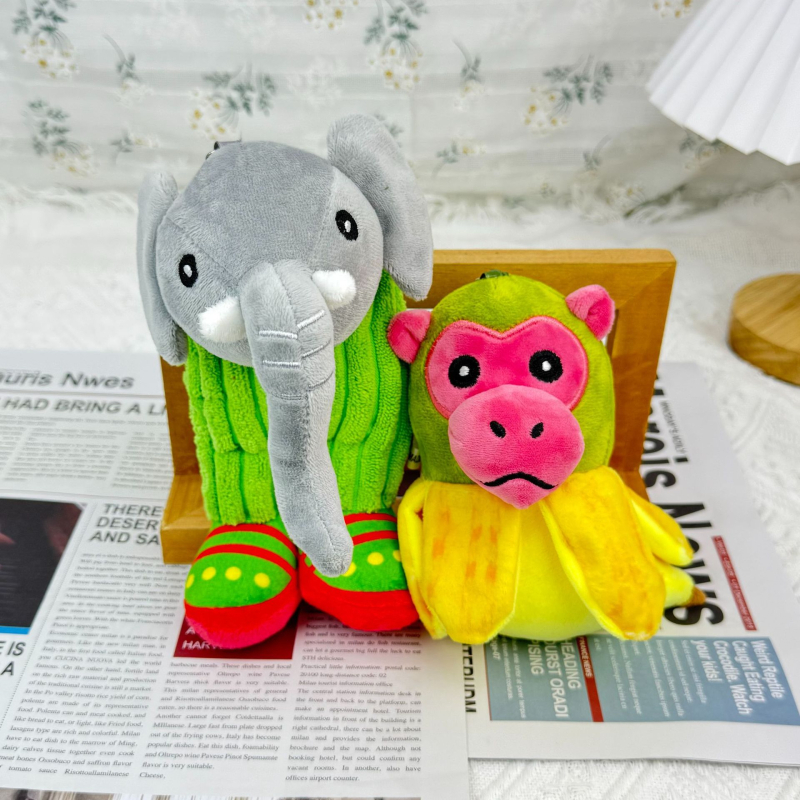 Pliš igračka za ključeve – Životinjska serija, kratka pliš, punilo PP pamuk, Broj proizvoda 0822