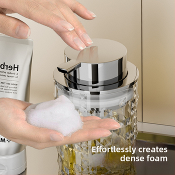 Time Machine putojantis rankų plovimo indas – PET, šviesiai prabangos stilius, dozavimas paspaudimu, poliruotas paviršius
