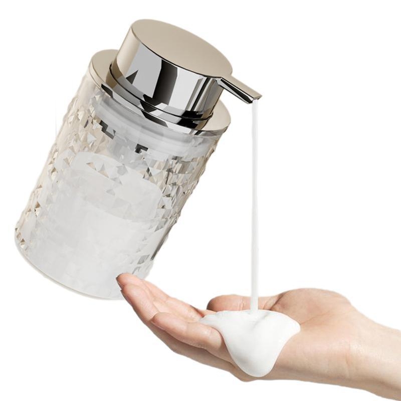 Time Machine putojantis rankų plovimo indas – PET, šviesiai prabangos stilius, dozavimas paspaudimu, poliruotas paviršius