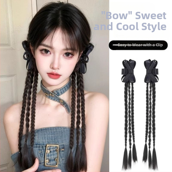 Juukseaksessuaar ponnytailiga — kõrge temperatuuriga traat, mudel: väike vibu