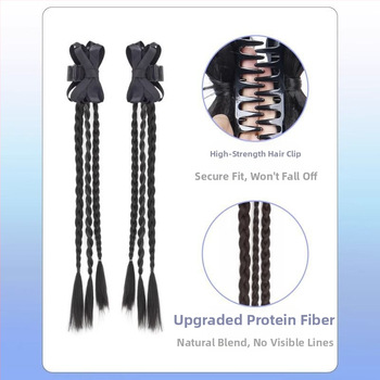 Juukseaksessuaar ponnytailiga — kõrge temperatuuriga traat, mudel: väike vibu