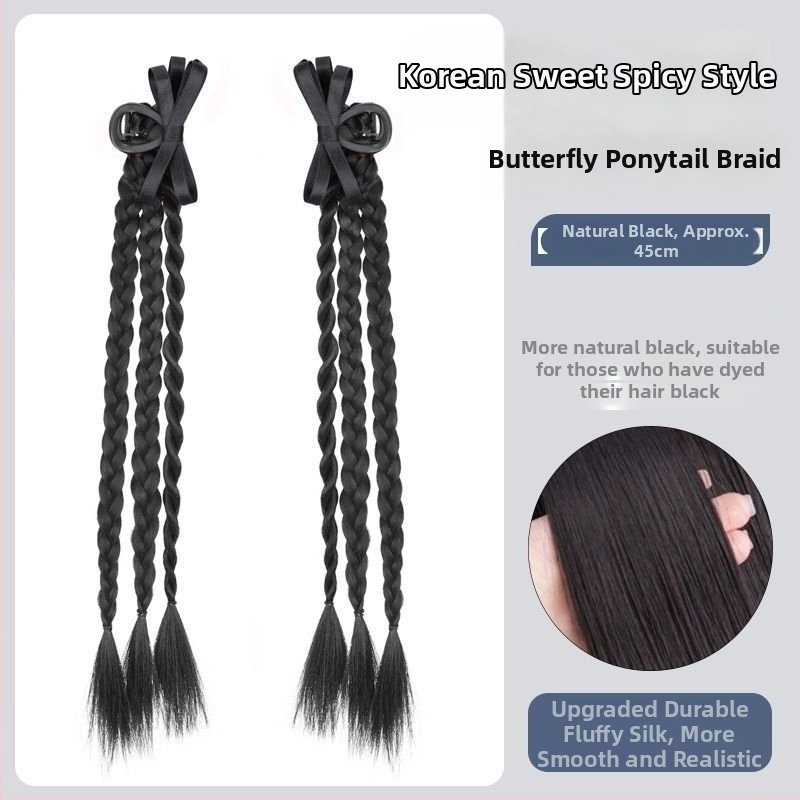 Juukseaksessuaar ponnytailiga — kõrge temperatuuriga traat, mudel: väike vibu