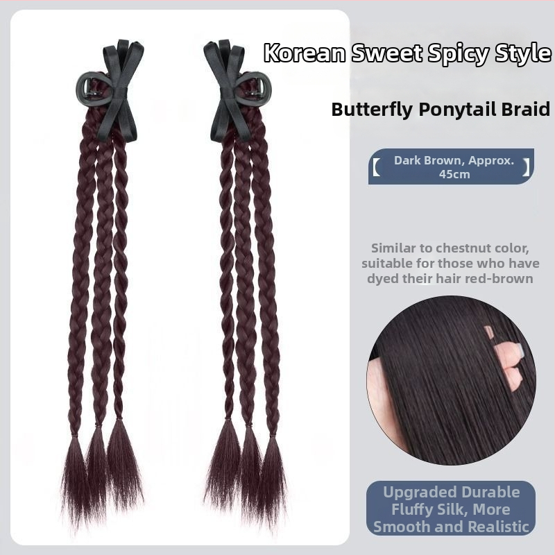 Juukseaksessuaar ponnytailiga — kõrge temperatuuriga traat, mudel: väike vibu