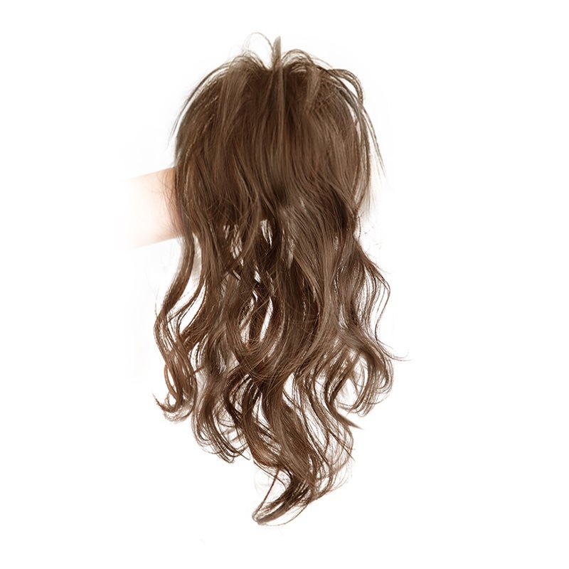 Kaifei parukas — vandfalli lokid, kõrge poni, pikk juuksed, kuumusele vastupidav juhtmestik, mehhaaniline töötlemine, ei sobi kuumaks värvimiseks