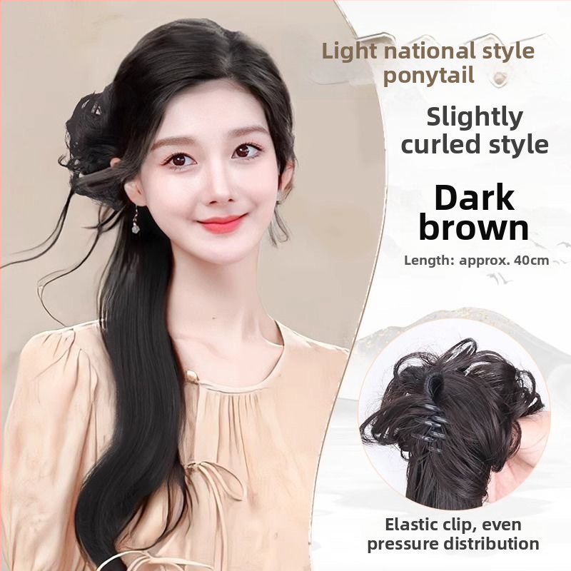 Perrukas Horsetail stiilis, Kenny Wig bränd, kuumuskindlad kiud, mehhaaniline töötlemine, naistele