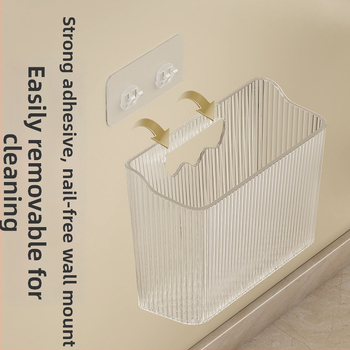 Köögihoiukorv – plastikust, seinale riputatav organiseerija puuviljadele ja köögiviljadele, kaasaegne minimalistlik stiil, välja anti 2024. aastal