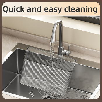 Köögihoiukorv – plastikust, seinale riputatav organiseerija puuviljadele ja köögiviljadele, kaasaegne minimalistlik stiil, välja anti 2024. aastal