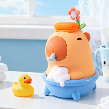 Elektrinis putų formuotojas šampūnui, indų plovimui ir dušo geliui – stalinis, jutiklis, ABS, apie 420 g