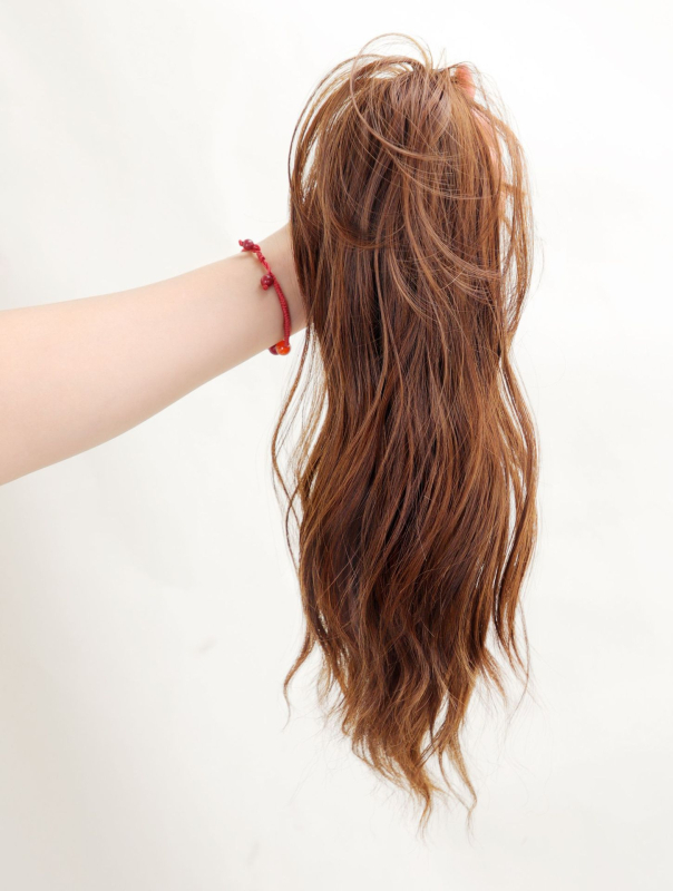 Korealiku stiili klips-poni uodega jaoks, pilvekujulise lõiminguga ja lillekimp, sünteetiline kiud kuumusele vastupidav, mudel 1137