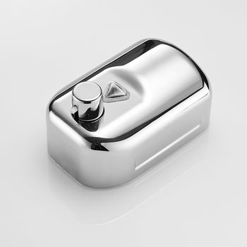 Sieninis nerūdijančio plieno muilo dozatorius, rankinė pompa, 304 nerūdijančio plieno konstrukcija, svoris 500 g, šiuolaikinis minimalistinis stilius