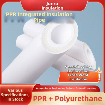 Nerūdijančio plieno vamzdis su poliuretano izoliacija, integruotos lauko inžinerijai, individualiai gaminamas; Šilumos laidumas: 0,0209 W/mK; Poliuretano tankis: 40–60 kg/m³; Kilmė: Wuhu