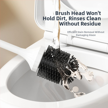 Elektrinis tualeto šepetėlis su sieniniu laikikliu, modelis MZ-008, mechaninis veikimas, USB įkrovimas, be laikmačio