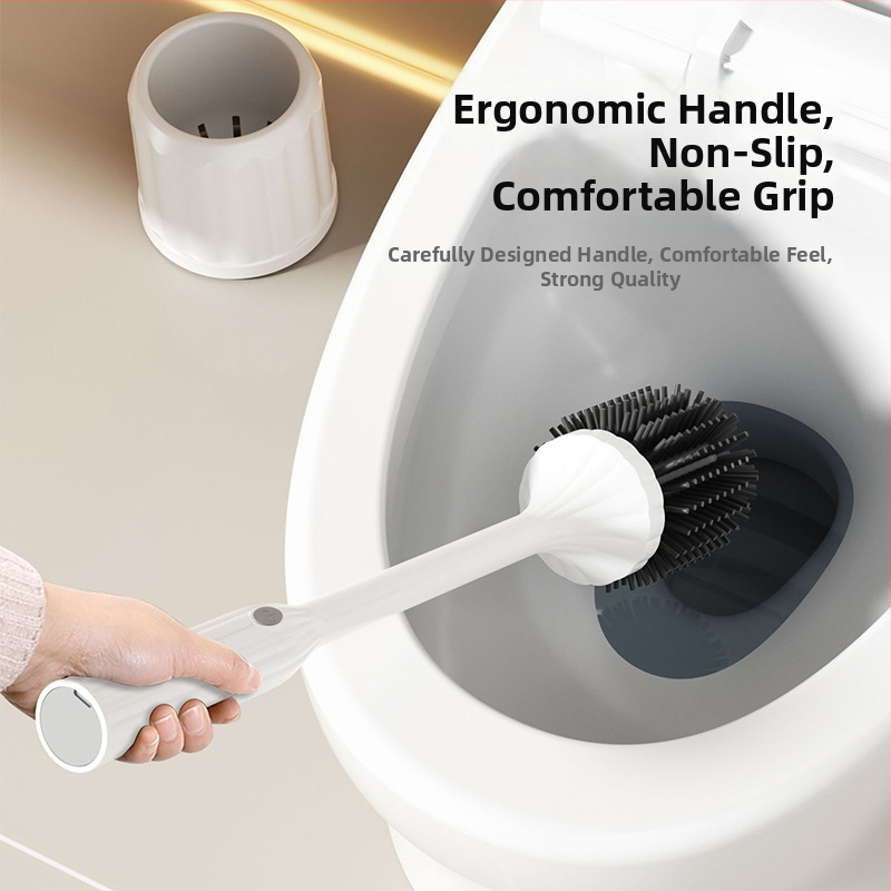 Elektrinis tualeto šepetėlis su sieniniu laikikliu, modelis MZ-008, mechaninis veikimas, USB įkrovimas, be laikmačio