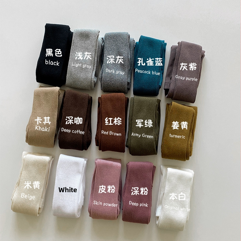 Laste puuvillased sukkpüksid kahekordse nõelamise kudumisega, hingavad ja niiskust imavad, 70% puuvill, 27% polüester, 3% elastaan, sobivad talvele, kevadeks ja sügisele