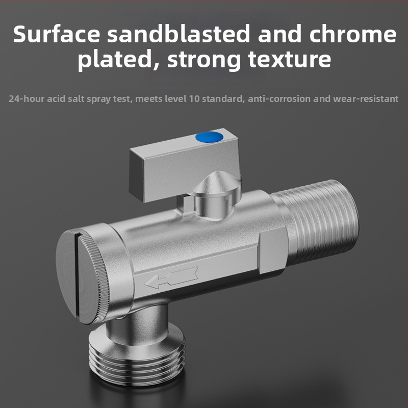 Meďový vysoký prietokový uhlový ventil pre inteligentné toalety, s filtrovacou sieťou, model 2119A, CE certifikát.