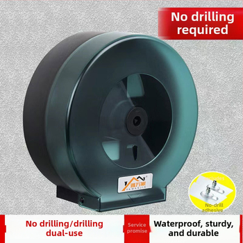 Seinakinnitusega veekindel tualettpaberi rulli karp, plastikust