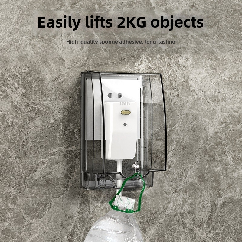 Atspari vandeniui tualeto lizdo dėžutė su dangčiu, pakelta ir ištiesta apsauga, PC plastikas, lizdų priedai, International electrician